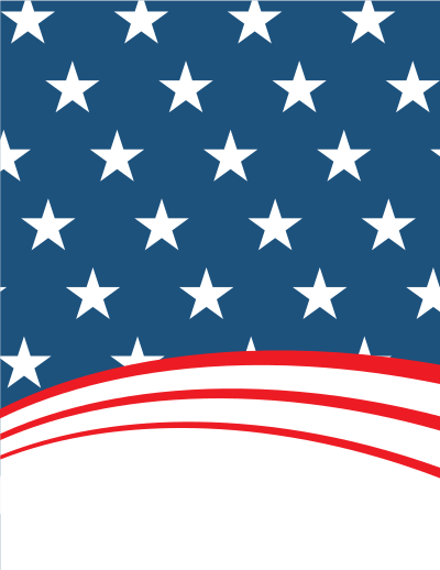 american flag theme design