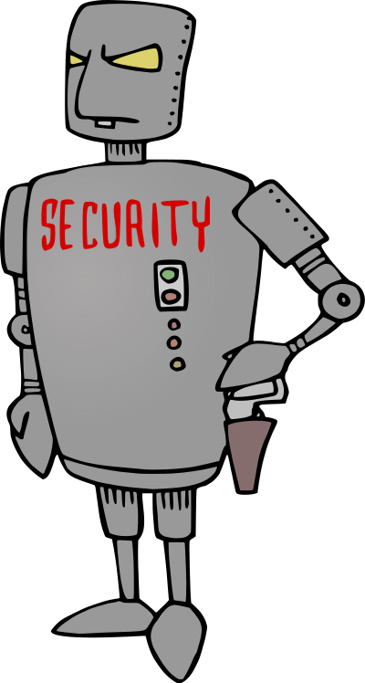 security robot color
