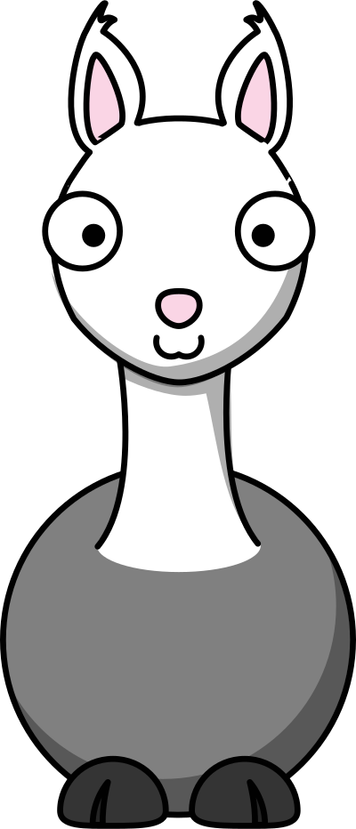 StudioFibonacci Cartoon llama