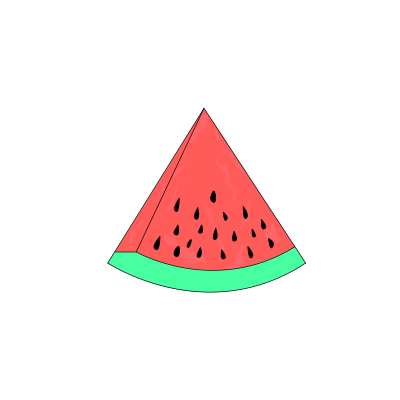 Slice Watermelon Sketch 2015061029