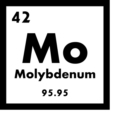 periodic table element Molybdenum square