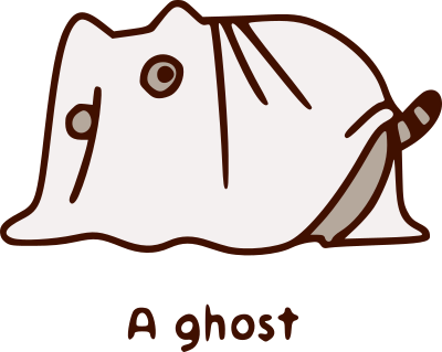 pusheen ghost