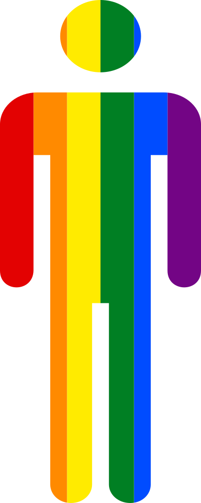 pride flag person