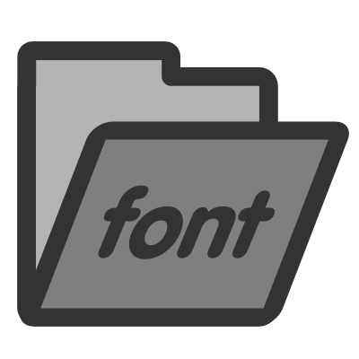 folder fonts