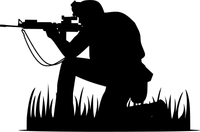 sniper silhouette