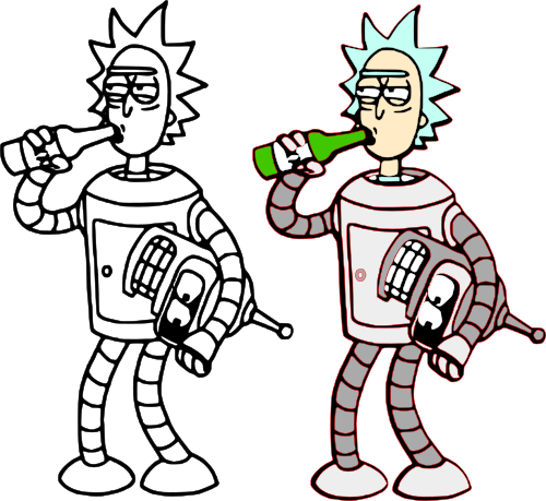 morty as bender jh