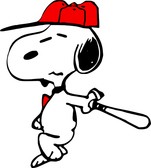 snoopy with bat