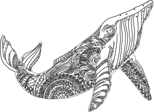 whale mandala