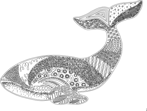 whale mandala
