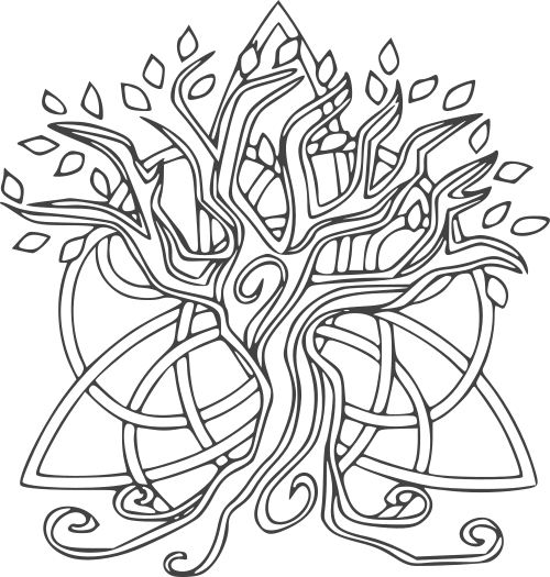 celtic tree mandala