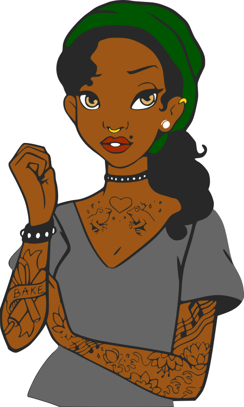 tattooed punk princess tiana