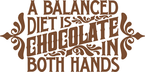 a balanced die is chocolate in both hands