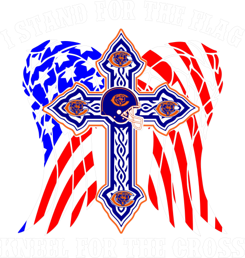 stand for the flag kneel for the cross bears