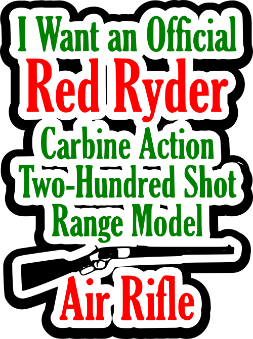 i want a official red ryder