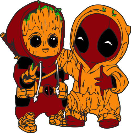 groot and deadpool