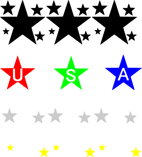 usa stars