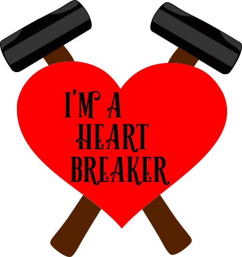 heart breaker with sledge hammer