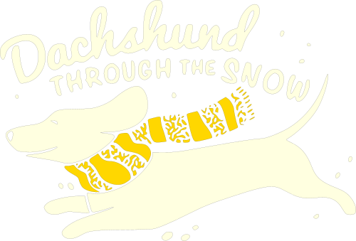 dachshund thru the snow