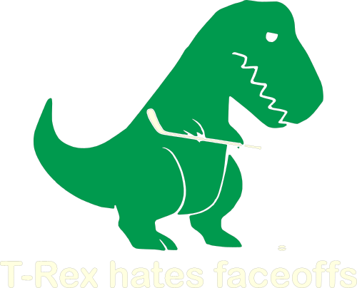 t rex hates faceoffs