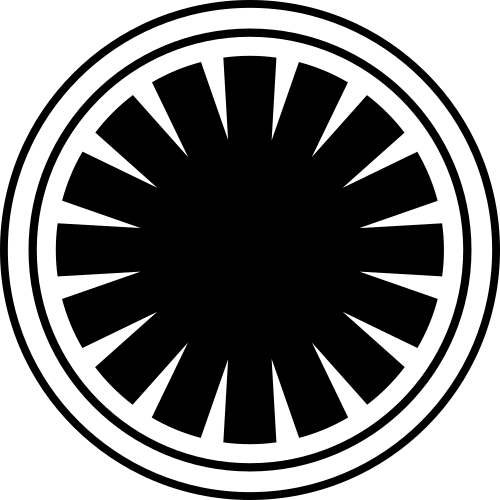 First Order emblem round