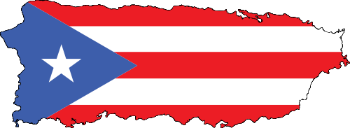 Puerto Rico flag island