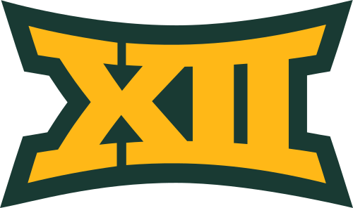 Big 12 logo in Baylor colors