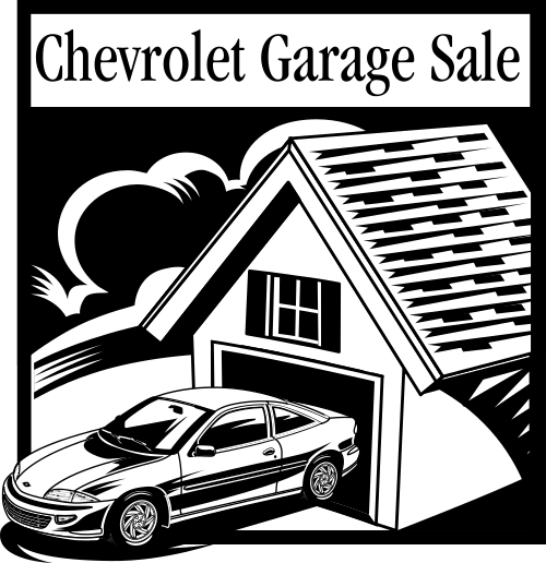 chevrolet garage sale logo