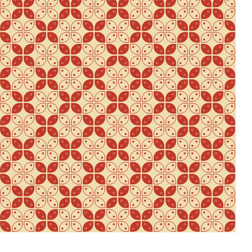 Batik Kawung Seamless Pattern