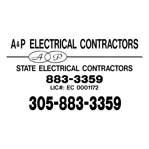 a p electrical contractors logo