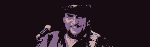 Waylon Jennings 4 colors