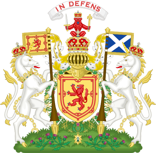 Royal Coat of Arms of the Kingdom of Scotland