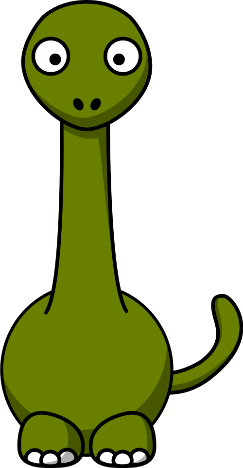 StudioFibonacci Cartoon brontosaurus