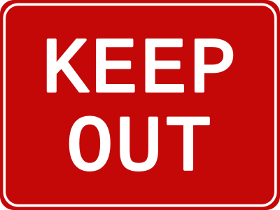 KeepOutSign