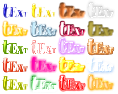 ivan louette Gloss and Bump for Text