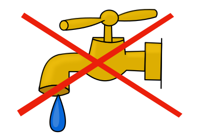 no water or water use prohibited sign draught or poison remixish
