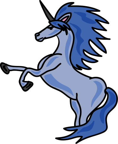 unicorn blue