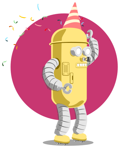 birthday robot anim