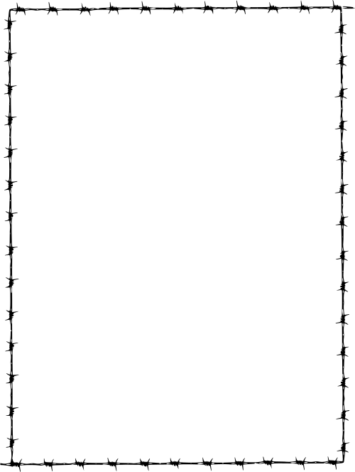 barbed wire rectangle square