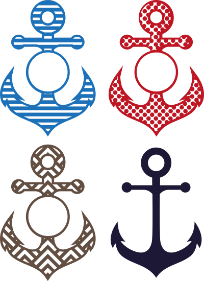 anchor monogram frames 1