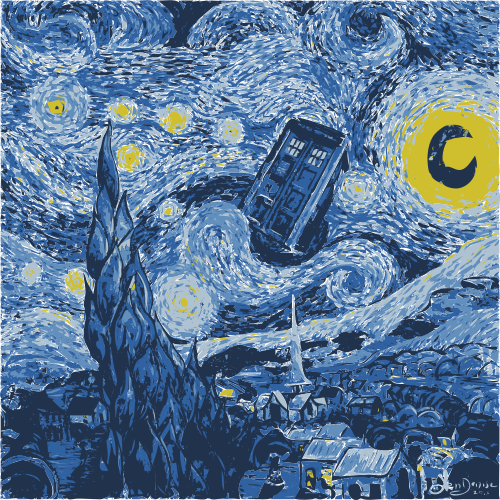 Dr Who The Starry Night Vincent van Gogh