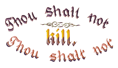 thoushallnotkill text