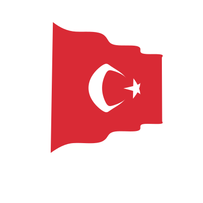 waving turkish flag