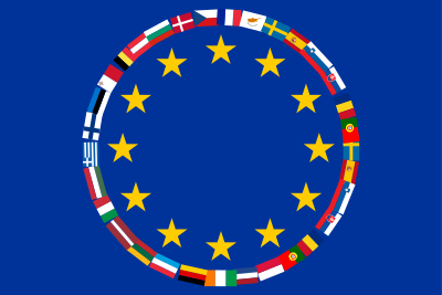 european union flags