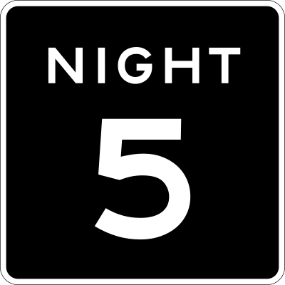 Night Speed sign