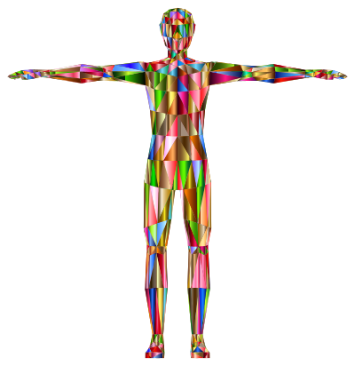 Prismatic Low Poly Human Male Variation 4