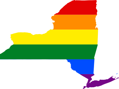 LGBT flag map of New York 1