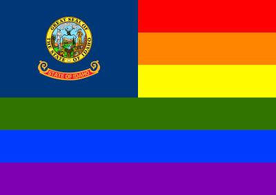 Rainbow Flag Idaho