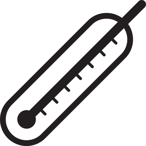 inclined thermometer