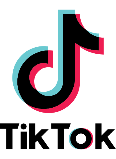 tiktok icon white logo