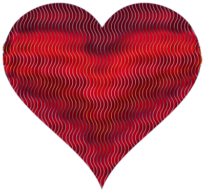Colorful Wavy Heart 9